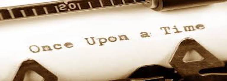 Image of typewriter and "Once Upon a Time"